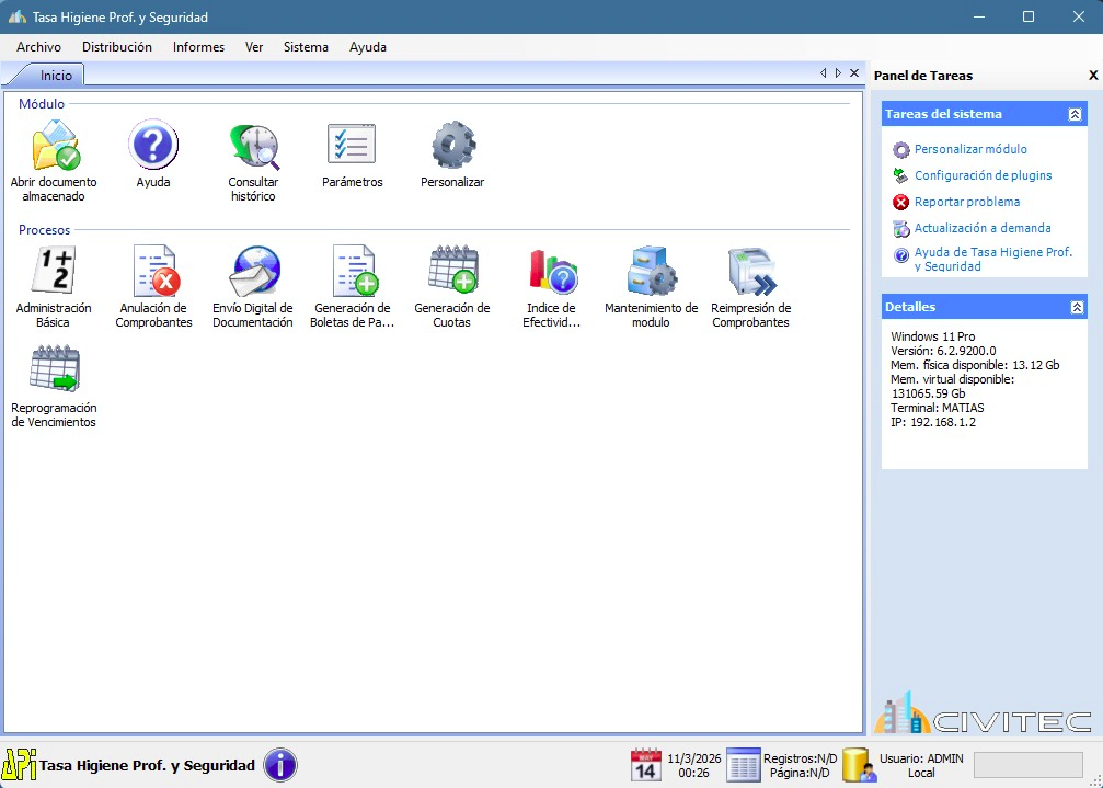 Tasa Higiene, Profilaxis y Seguridad